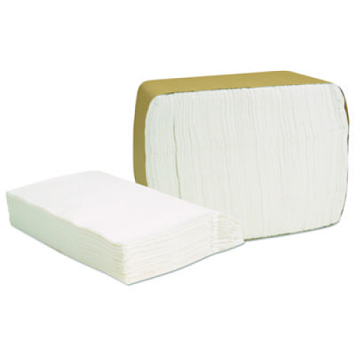 Cascades PRO Select Full Fold II Napkins, 1-Ply, 12 x 12, White, 375/Pack, 24/Carton (N090)