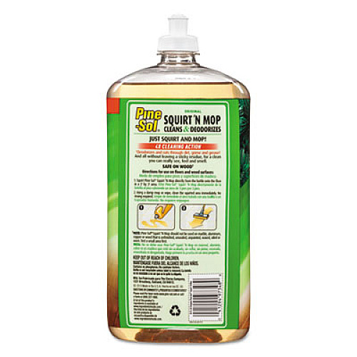 Pine-Sol Squirt 'n Mop Multi-Surface Floor Cleaner, 32 Oz Bottle, Original Scent (97348EA)