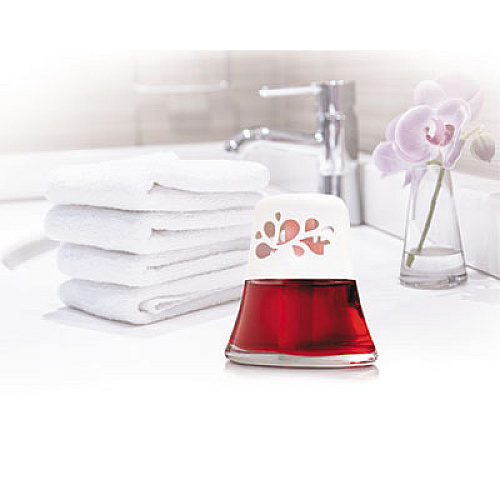 BRIGHT Air Scented Oil Air Freshener, Macintosh Apple and Cinnamon, Red, 2.5 oz (900022)
