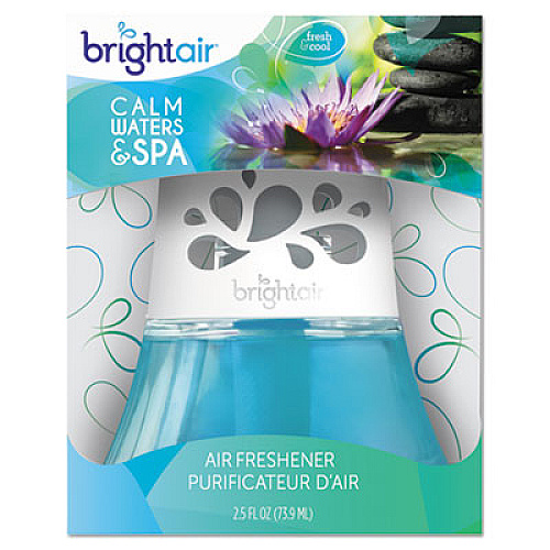BRIGHT Air Scented Oil Air Freshener, Calm Waters and Spa, Blue, 2.5 oz (900115EA)