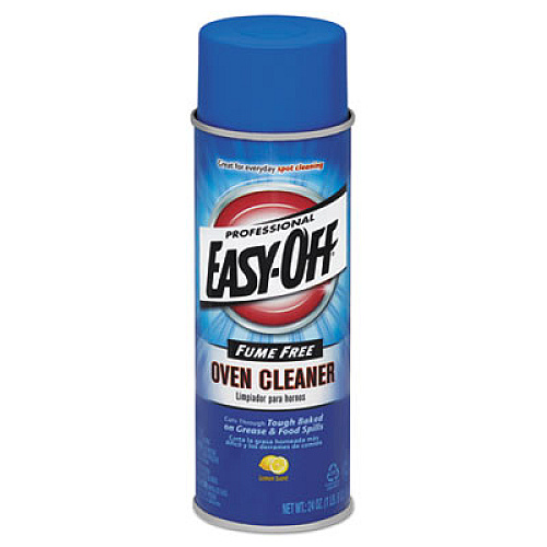 Professional EASY-OFF Fume Free Max Oven Cleaner, Foam, Lemon, 24 Oz Aerosol (74017EA)