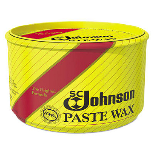 SC Johnson Paste Wax, Multi-Purpose Floor Protector, 16 oz Tub, 6/Carton (000203)