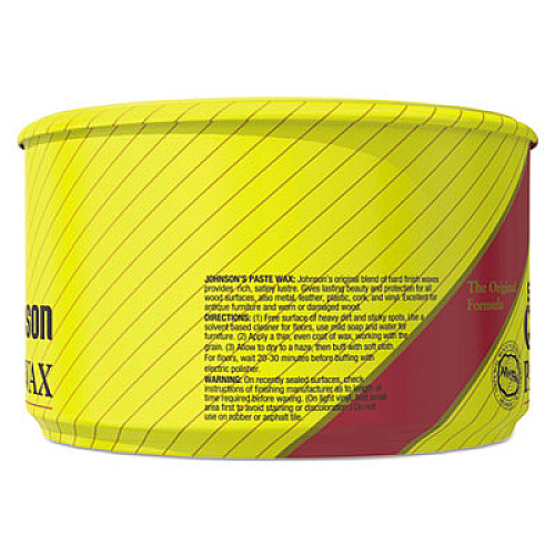 SC Johnson Paste Wax, Multi-Purpose Floor Protector, 16 oz Tub, 6/Carton (000203)