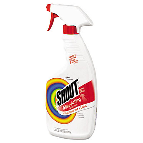 Shout LAUNDRY STAIN TREATMENT, PLEASANT SCENT, TRIGGER SPRAY BOTTLE, 22 OZ (652467EA)