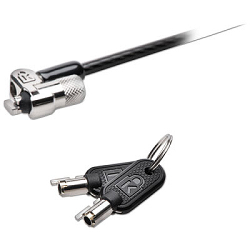 Kensington MicroSaver 2.0 Keyed Laptop Lock, 6 ft Steel Cable, Silver, 2 Keys (65020)