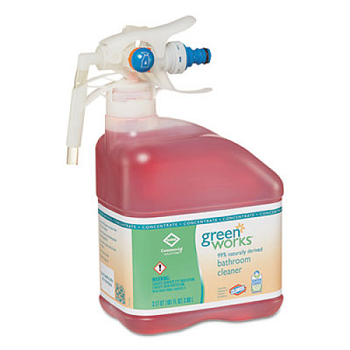 Green Works Bathroom Cleaner Concentrate, 101 oz Bottle, 2/Carton (31752)