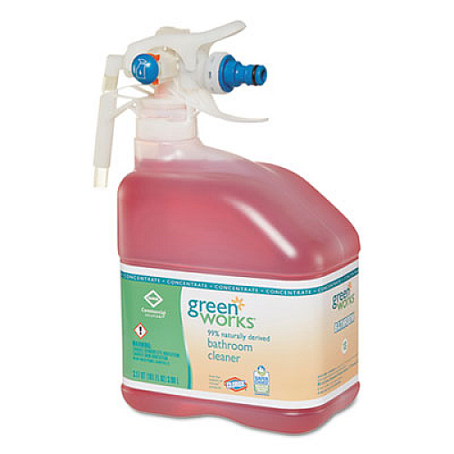 Green Works Bathroom Cleaner Concentrate, 101 oz Bottle, 2/Carton (31752)