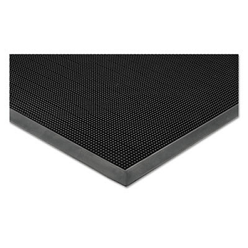 AbilityOne 7220015826248, SKILCRAFT 3-Mat Entry System Scraper Mat, 36 x 72, Black