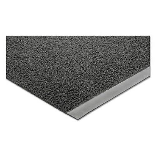 AbilityOne 7220015826242, SKILCRAFT Scraper/Wiper Mat, Rectangular, Gray Spaghetti Loop Surface, 48" x 72"