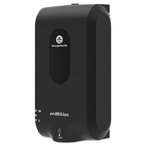 Georgia Pacific Professional GP enMotion Automated Touchless Soap/Sanitizer Dispenser, 1,200 mL, 4.6 x 7.13 x 14.06, Black (52057)