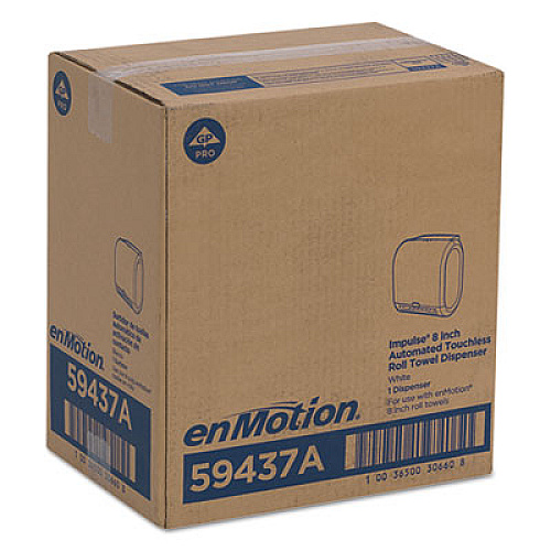 Georgia Pacific Professional enMotion Automated Roll Towel Dispenser, 13.06 x 9.06 x 14.88, White (59437A)