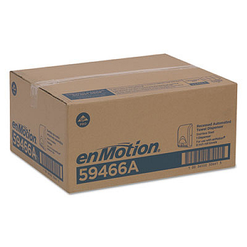 Georgia Pacific Professional enMotion Automated Roll Towel Dispenser, 13.3 x 8 x 16.4, Stainless Steel (59466A)