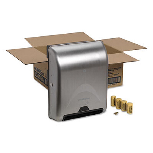 Georgia Pacific Professional enMotion Automated Roll Towel Dispenser, 13.3 x 8 x 16.4, Stainless Steel (59466A)