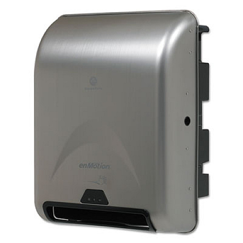 Georgia Pacific Professional enMotion Automated Roll Towel Dispenser, 13.3 x 8 x 16.4, Stainless Steel (59466A)