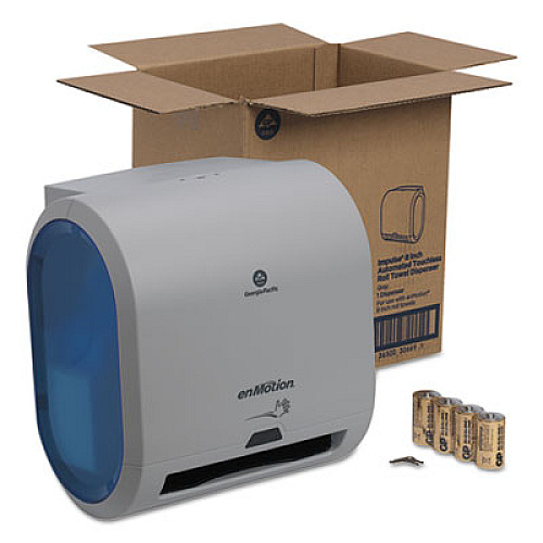 Georgia Pacific Professional enMotion Automated Roll Towel Dispenser, 13.06 x 9.06 x 14.88, Gray (59497A)