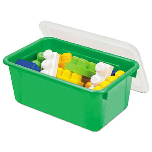 Storex CUBBY BINS, 12.25" X 7.75" X 5.13", GREEN, 6/PACK (62409U06C)