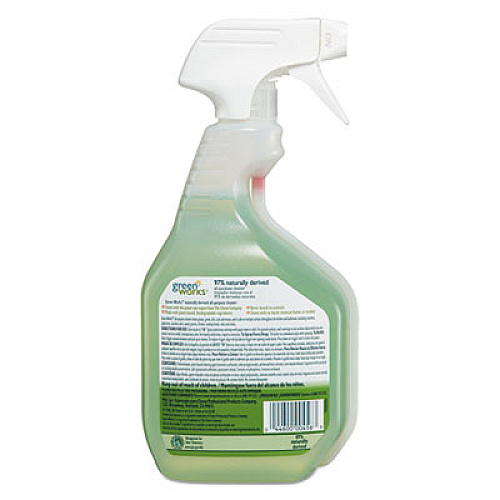 Green Works All-Purpose and Multi-Surface Cleaner, Original, 32 oz Smart Tube Spray Bottle (00456)