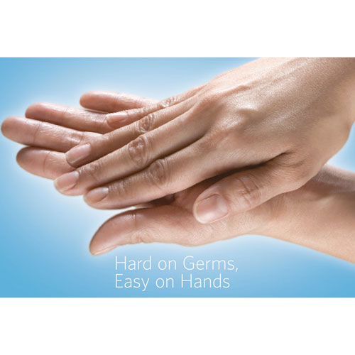 Clorox PUSH BUTTON DISPENSER REFILL LIQUID HAND SANITIZER, 1 L BAG, 6/CARTON (01753CT)