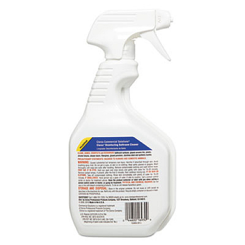 Clorox Disinfecting Bathroom Cleaner 30oz Spray Bottle, 9/carton (16930CT)