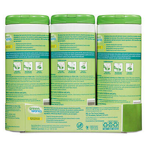 Green Works 30655 Compostable Cleaning Wipes