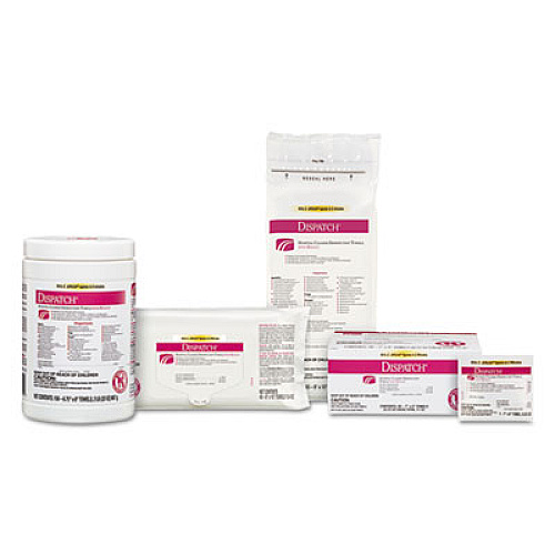 Clorox Healthcare 69101 Dispatch Hospital Cleaner Disinfectant Towels with Bleach