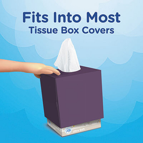 Puffs Facial Tissue, 2-Ply, White, 64 Sheets/Box (84405BX)