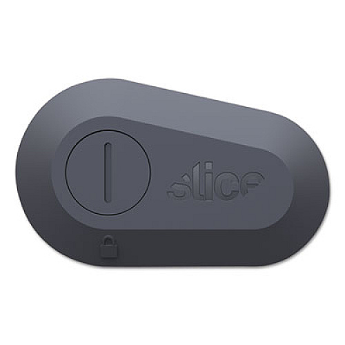 slice Mini Cutters, Replaceable Double-Sided 1.29" Ceramic Zirconium Oxide Blade, 2.5" Nylon Handle, Gray/Green (10514)