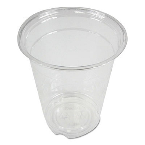 Boardwalk Clear Plastic PET Cups, 12 oz, 50/Sleeve, 20 Sleeves/Carton (PET12)