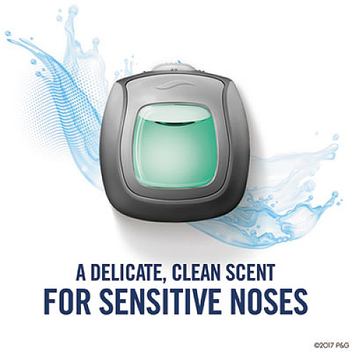 Febreze CAR AIR FRESHENER, FRESH WATER, 2 ML CLIP, 8/CARTON (74593)