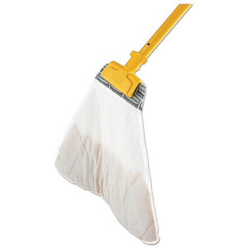 Rubbermaid Commercial Spill Mop Pads, White, 10/Box (2017059)