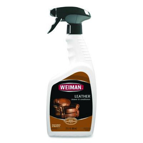 WEIMAN Leather Cleaner and Conditioner, Floral Scent, 22 oz Trigger Spray Bottle, 6/CT (107)