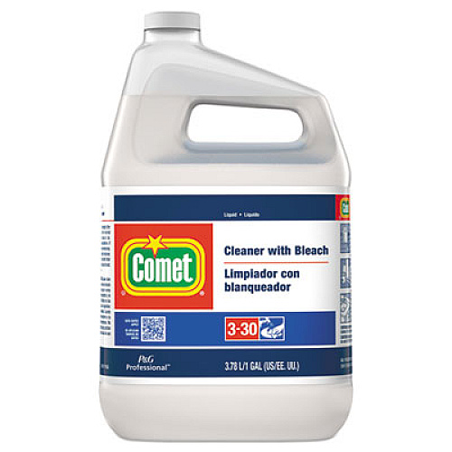 Comet Cleaner with Bleach, Liquid, (3) 1 gal Bottle, (1) Empty Bottle, (1) Trigger Sprayer/Carton (02291CT)