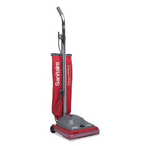 Sanitaire TRADITION Upright Vacuum SC688A, 12" Cleaning Path, Gray/Red (SC688B)