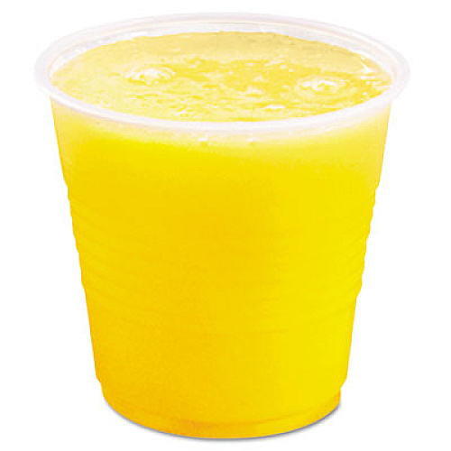 Dart High-Impact Polystyrene Cold Cups, 10 oz, Plastic, Translucent, 100/Sleeve, 25 Sleeves/Carton (Y10)