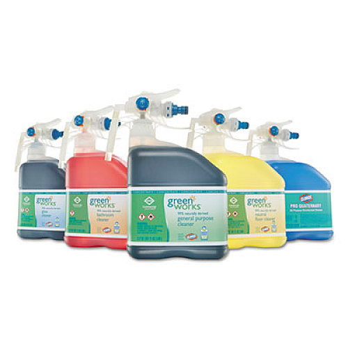 Green Works Bathroom Cleaner Concentrate, 101 oz Bottle, 2/Carton (31752)