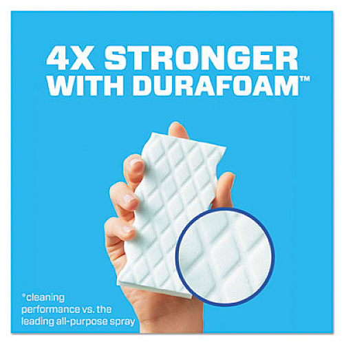 Mr. Clean Magic Eraser Extra Durable, 4.6 x 2.4, 0.7" Thick, White, 4/Box (82038)