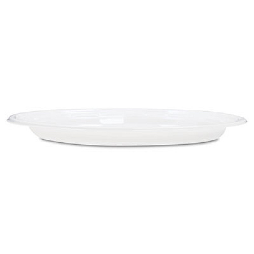 Dart Famous Service Plastic Dinnerware, Plate, 6" dia, White, 125/Pack, 8 Packs/Carton (6PWF)