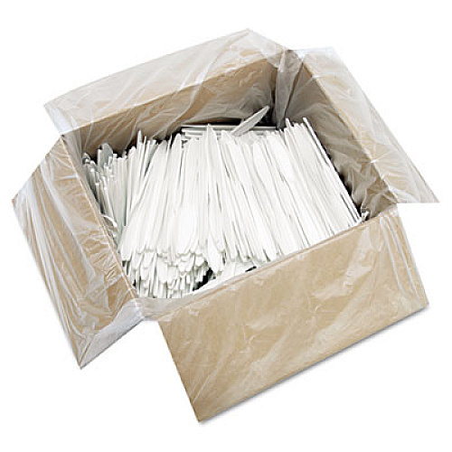 Dart Style Setter Mediumweight Plastic Knives, White, 1000/Carton (K6BW)