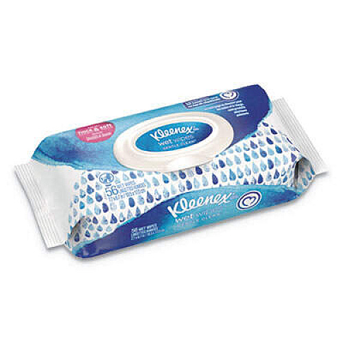Kleenex 47779 Wet Wipes Gentle Clean for Hands and Face