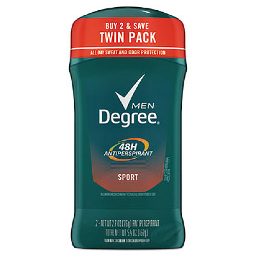 Degree MEN DRY PROTECTION ANTIPERSPIRANT, SPORT SCENT, 2.7 OZ, 6/CARTON (08633CT)