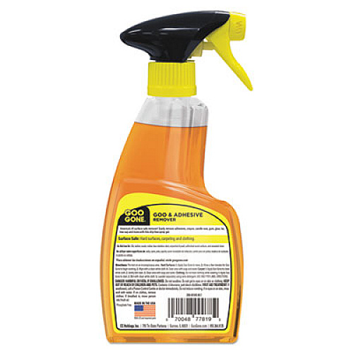Goo Gone Spray Gel Cleaner, Citrus Scent, 12 oz Spray Bottle, 6/Carton (2096)