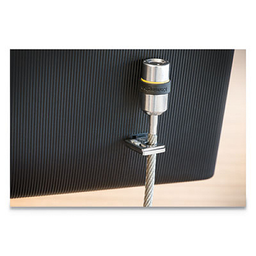 Kensington Desktop and Peripherals Locking Kit, 8ft Steel Cable, Two Keys (64615)
