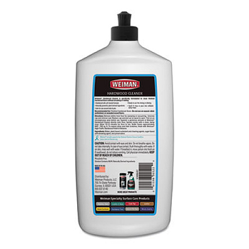 WEIMAN Hardwood Floor Cleaner, 32 oz Squeeze Bottle, 6/Carton (522)