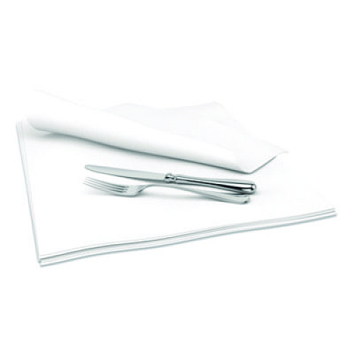 Cascades PRO Select Dinner Napkins, 1-Ply, 15 x 15, White, 1,000/Carton (N692)