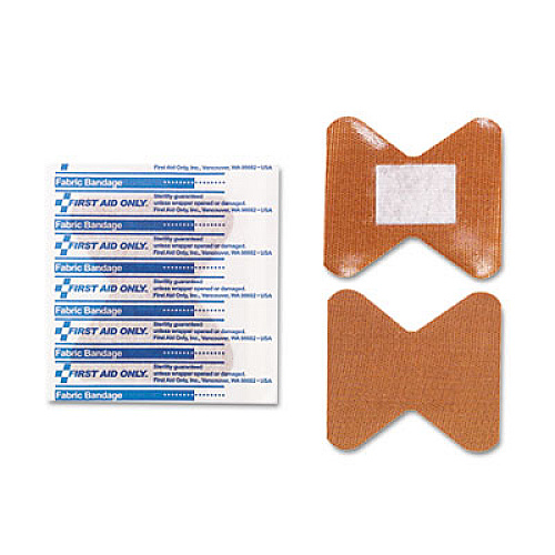First Aid Only SmartCompliance Fingertip Bandages, 1.88 x 2, 10/Box (FAE3006)
