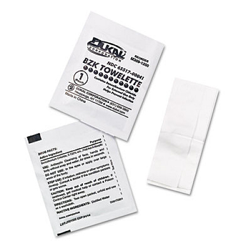 First Aid Only SmartCompliance Antiseptic Cleansing Wipes, 10/Box (FAE4002)