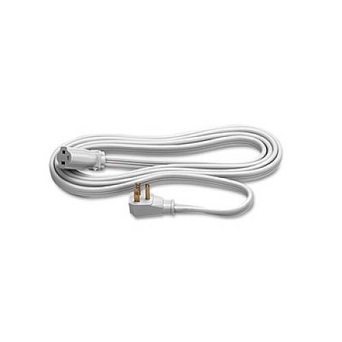 Fellowes Indoor Heavy-Duty Extension Cord, 3-Prong Plug, 1-Outlet, 9ft Length, Gray (99595)