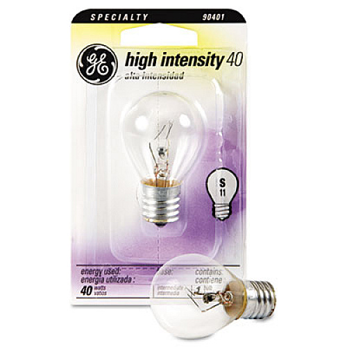 GE Incandescent S11 Appliance Light Bulb, 40 W (35156)