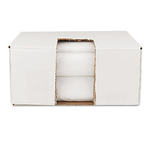 GEN High Density Can Liners, 10 gal, 6 microns, 24" x 23", Natural, 1,000/Carton (GEN242306)