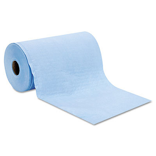 HOSPECO Prism Scrim Reinforced Wipers, 4-Ply, 9.75" x 275 ft, Unscented, Blue, 6 Rolls/Carton (C2375BH)